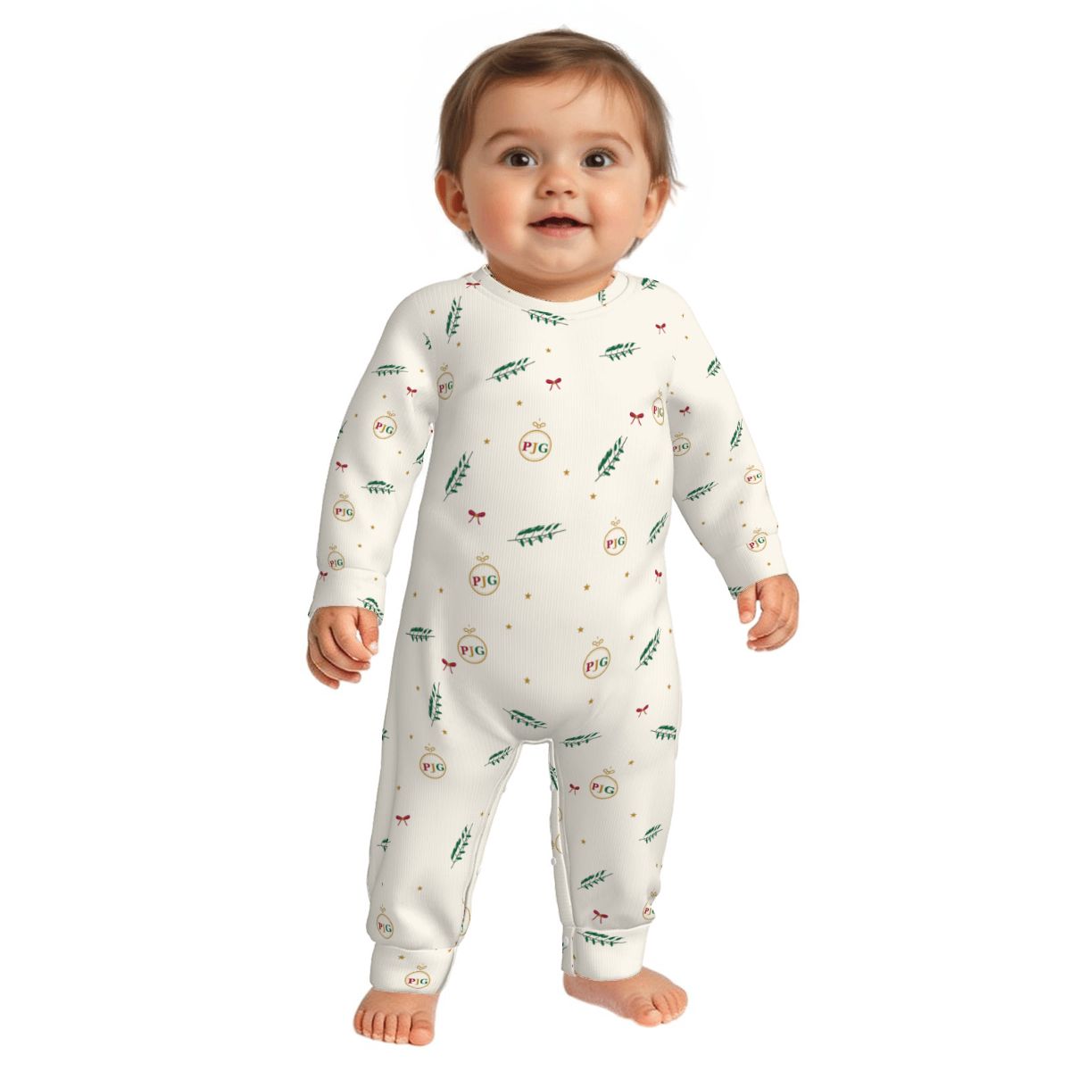 PJG Under the Mistletoe Baby Romper