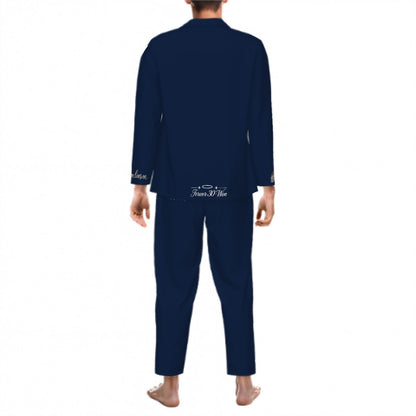 Hey Handsome Men’s Pajama Set — Navy