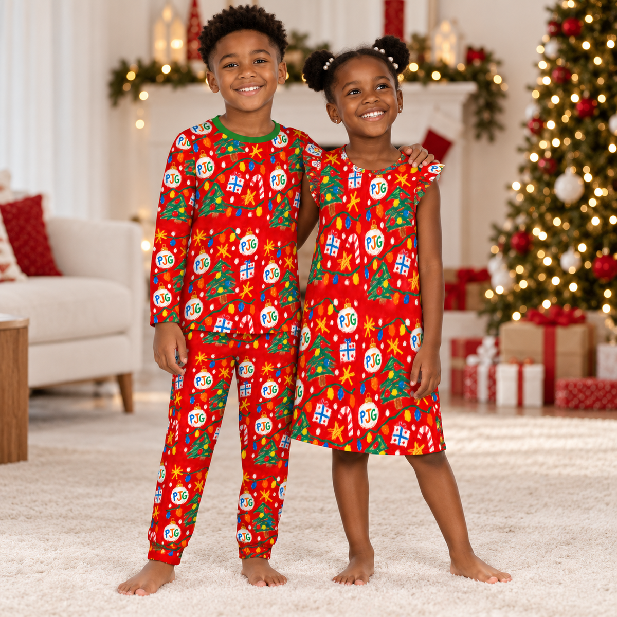 PJG Christmas Through Their Eyes Kids’ Pajama Set