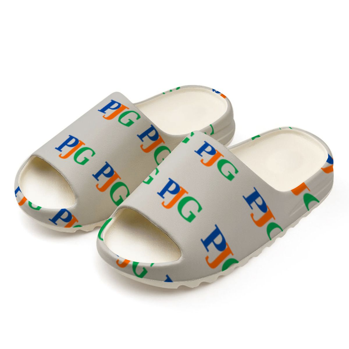 Signature Lounge Slides — Heather Gray Multi